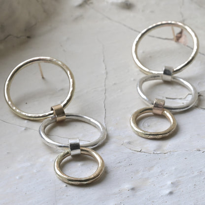 Gold Stack Earrings
