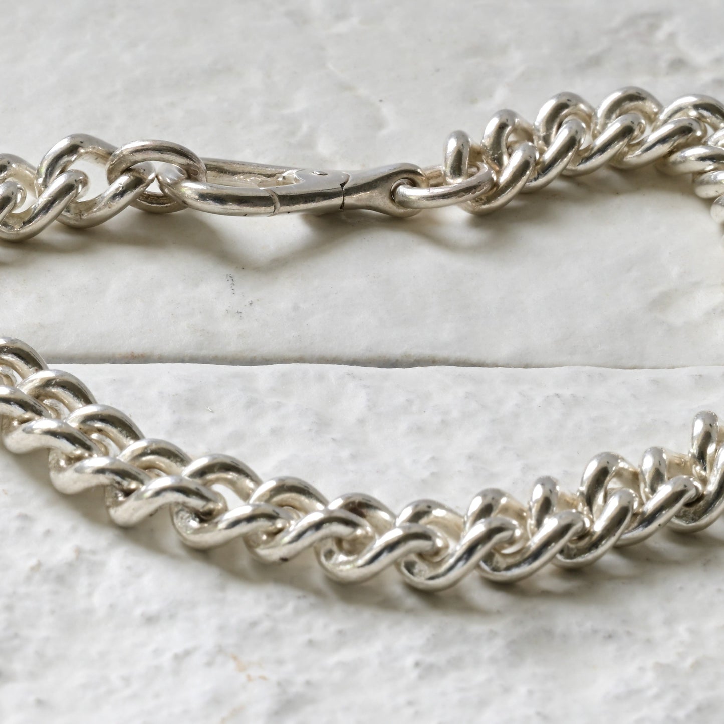 Sterling Silver Chain & Lobster Catch Bracelet