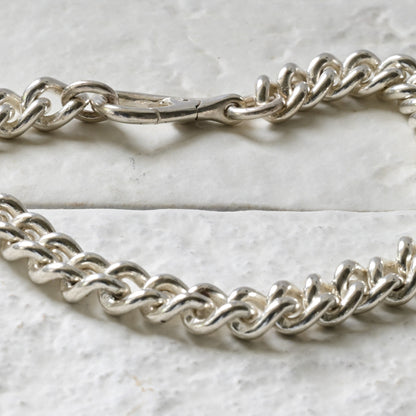 Sterling Silver Chain & Lobster Catch Bracelet