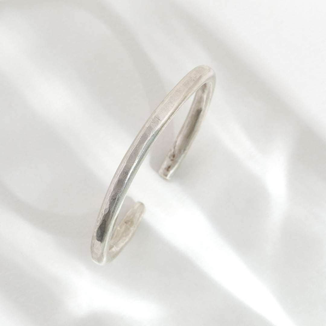 Rustic Sterling Silver Cuff