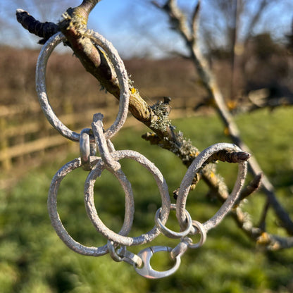 Rustic Silver Gardener's Bracelet