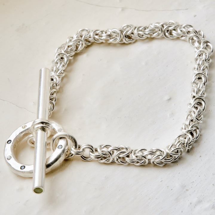 Sapphire Toggle Bracelet