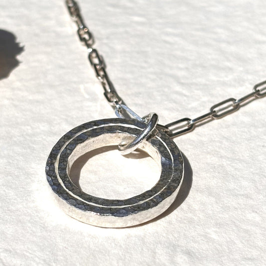 Silver Chunky Carousel Necklace